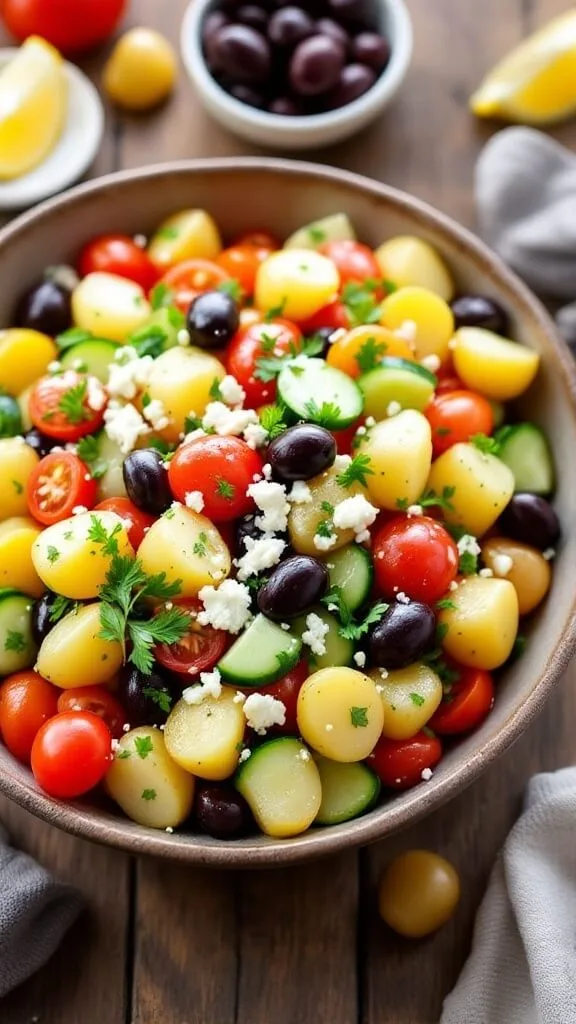 The Perfect Greek Potato Salad