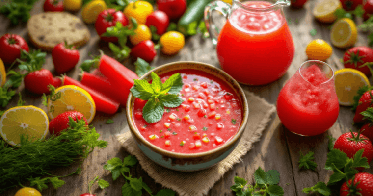 Refreshing Watermelon Gazpacho: A Summer Chilled Soup