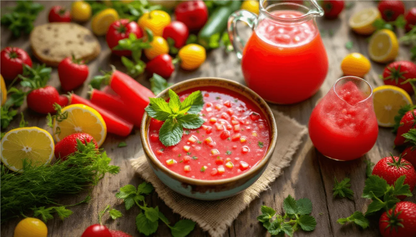 Refreshing Watermelon Gazpacho: A Summer Chilled Soup