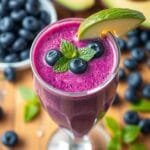 The Perfect Blueberry Avocado Smoothie