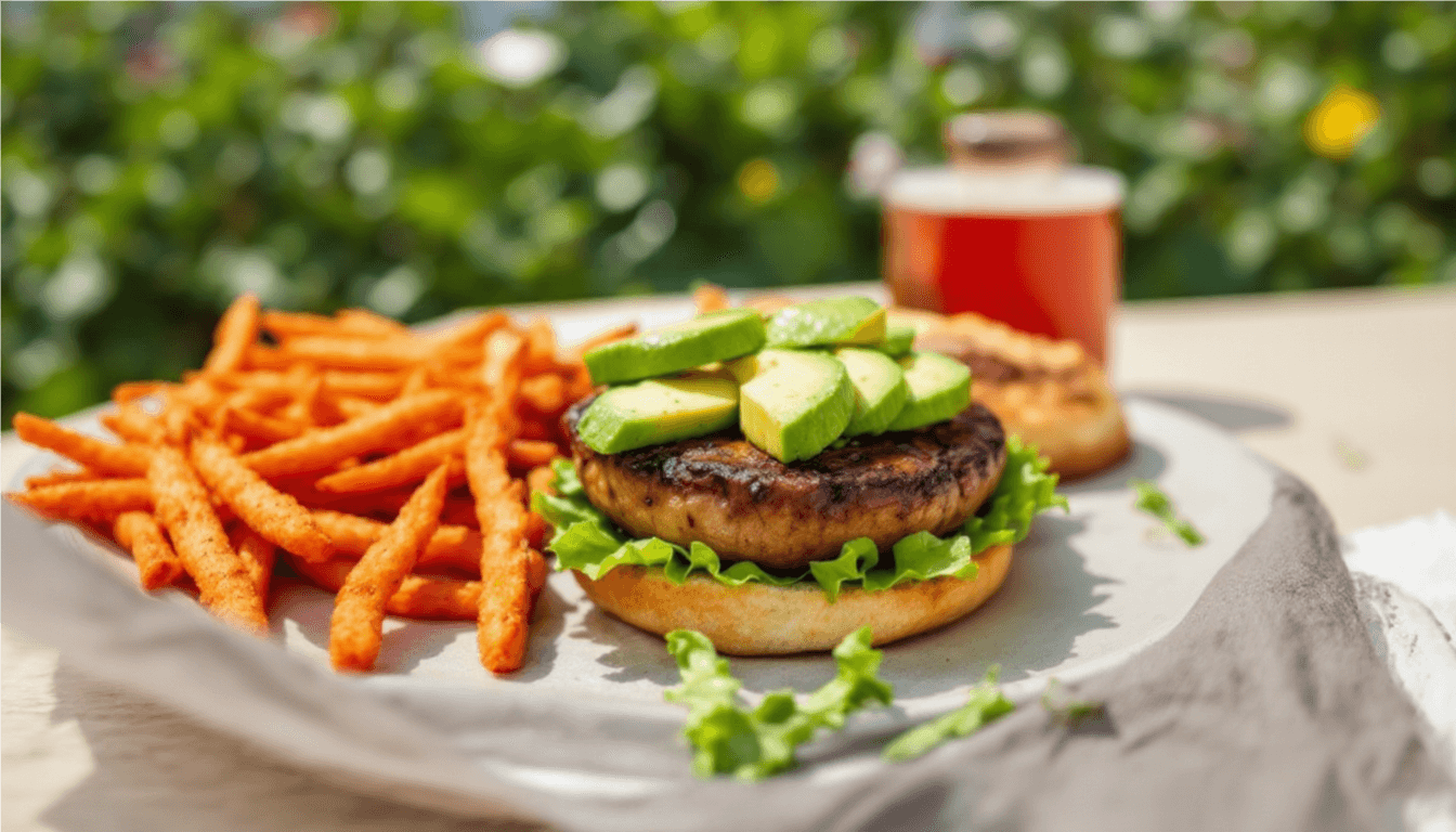 Savory Gluten-Free Mushroom Burgers