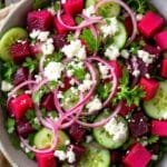 The Perfect Cucumber and Beetroot Salad