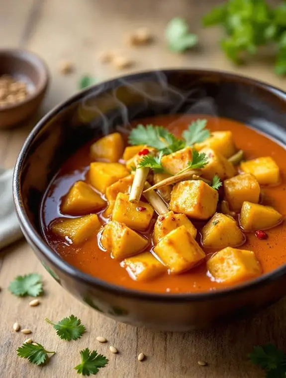 aromatic indonesian tempeh curry