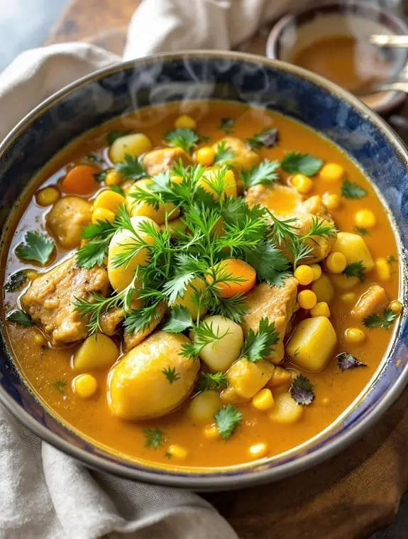 aromatic lao dill curry