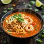 aromatic singaporean laksa curry