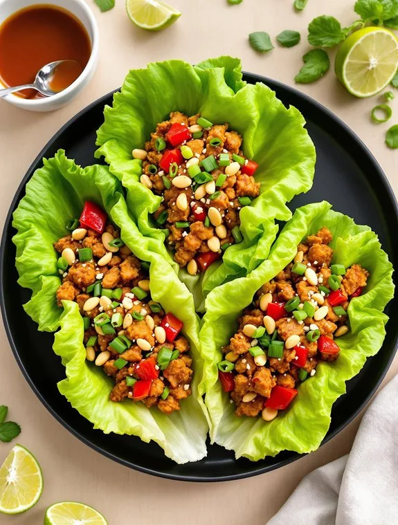 Asian-Style Chicken Lettuce Wraps Recipe