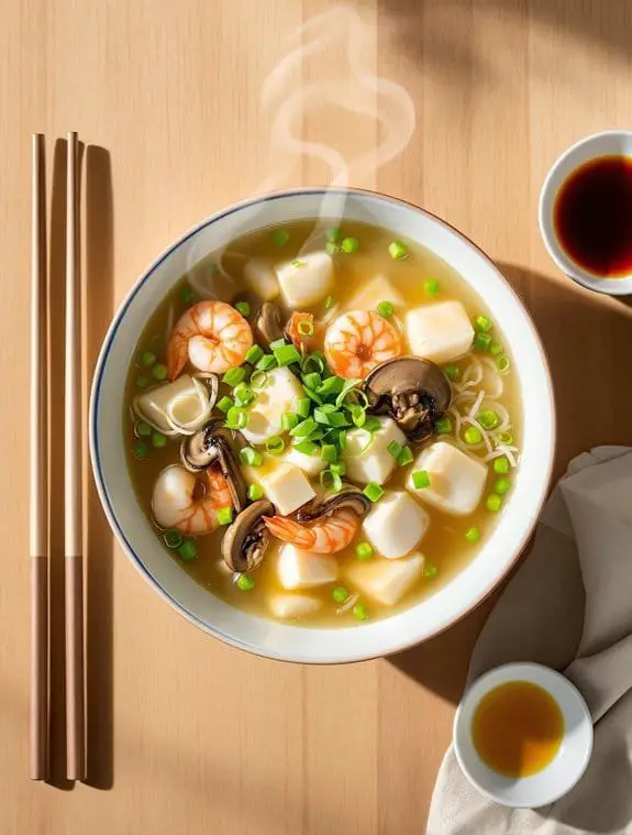 Cozy Asian-Inspired Seafood & Tofu Soup Recipe