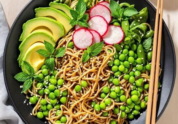 Asian Sesame Soba Noodles Recipe