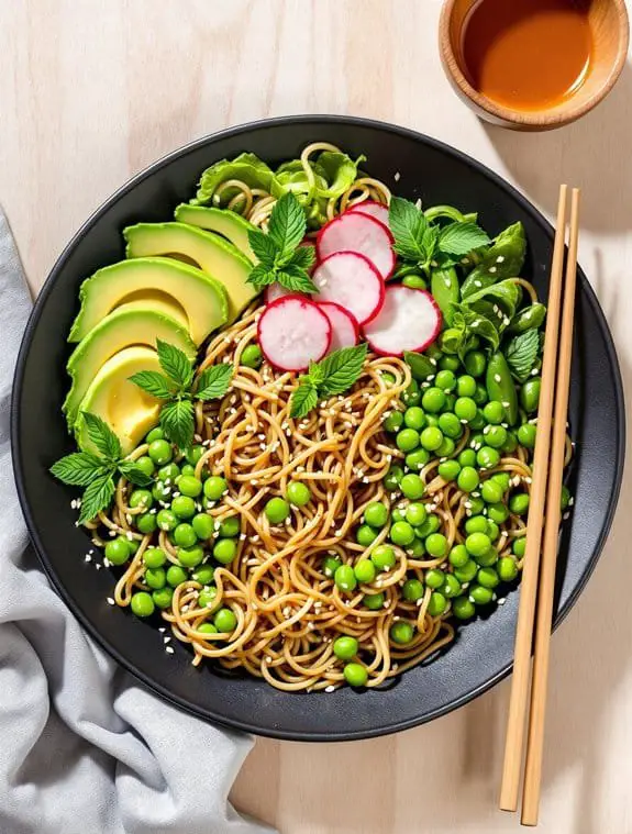 Asian Sesame Soba Noodles Recipe