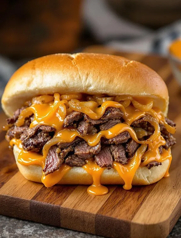 authentic philly cheesesteak preparation