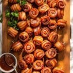 bacon wrapped smoky sausages recipe