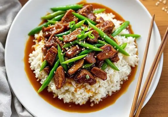 Chinese Beef & Snow Peas Recipe