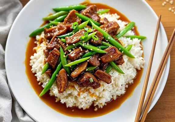 beef and snow peas recipe