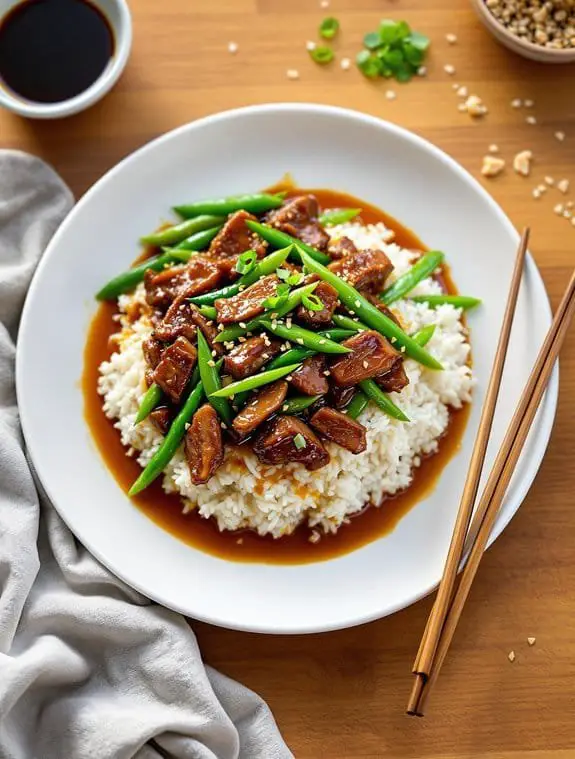 Chinese Beef & Snow Peas Recipe