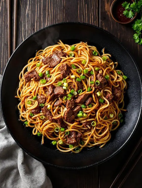 Sizzling Restaurant-Style Beef Chow Mein Recipe