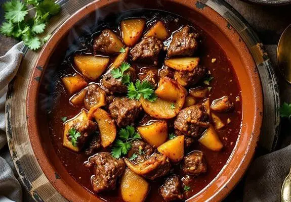 beef curry with onions