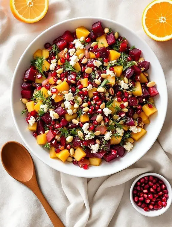 Sweet & Earthy Golden-Red Beet Salad Recipe