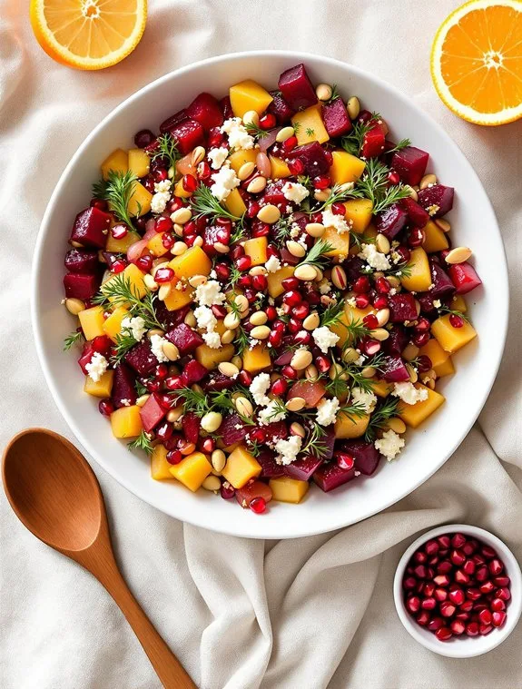 Sweet & Earthy Golden-Red Beet Salad Recipe