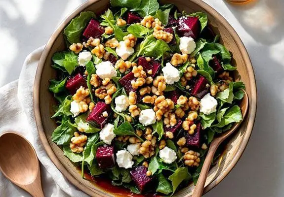 Rustic Beetroot & Goat’s Cheese Salad Recipe
