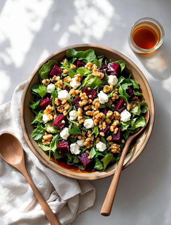 Rustic Beetroot & Goat’s Cheese Salad Recipe