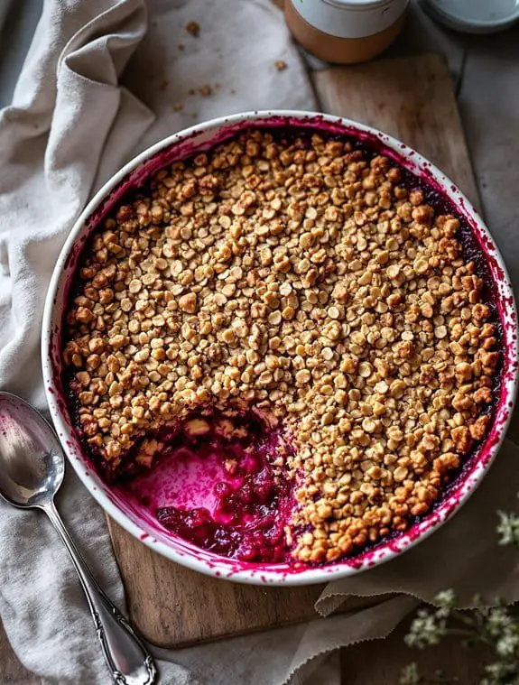 beetroot apple crumble recipe