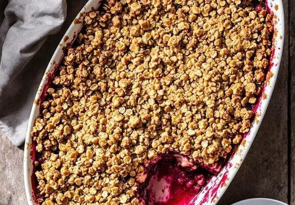 Beetroot Apple Crumble Recipe