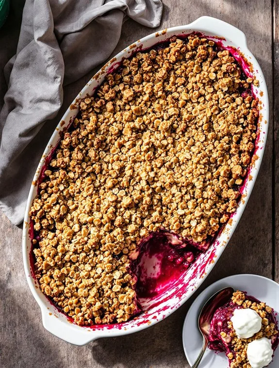 Beetroot Apple Crumble Recipe