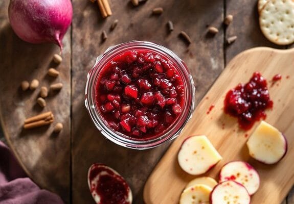 Sweet & Tangy Spiced Beetroot Chutney Recipe