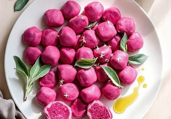 Pink & Pillowy Homemade Beetroot Gnocchi Recipe