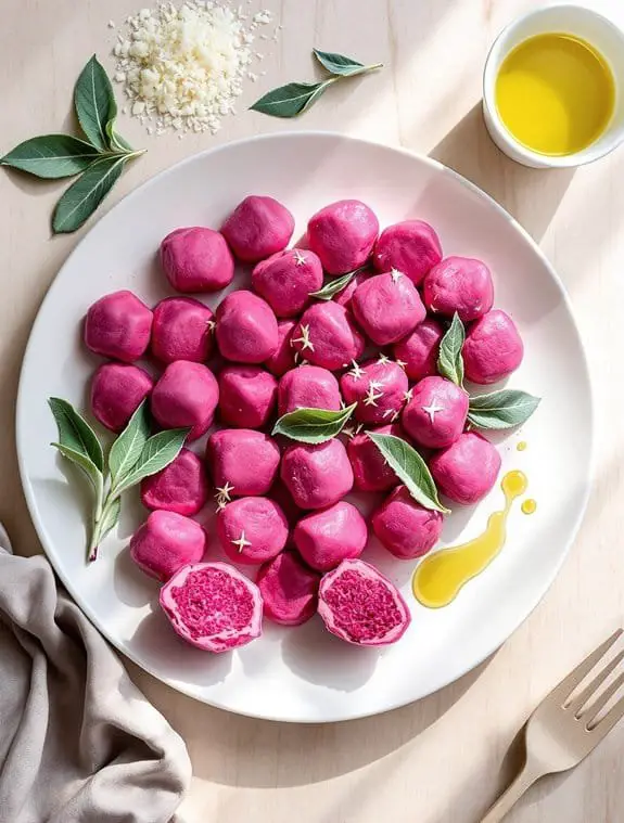 Pink & Pillowy Homemade Beetroot Gnocchi Recipe