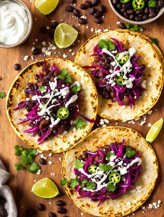 Black Bean Street Tacos Recipe