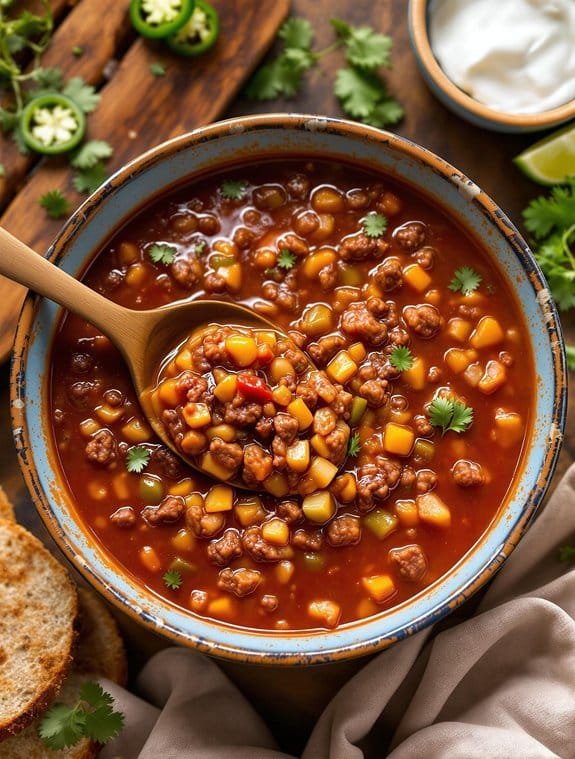 build flavor pyramid chili