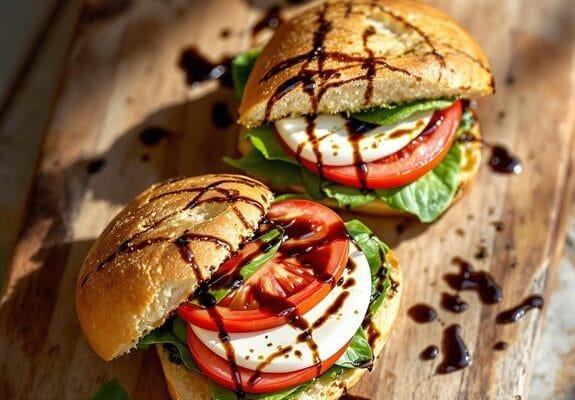 Fresh & Simple Italian Caprese Sandwich Recipe