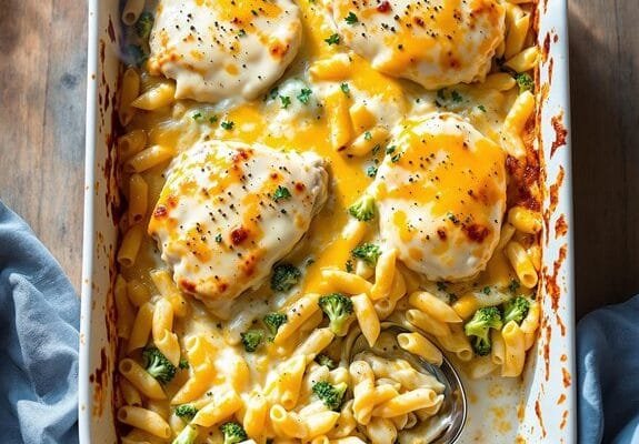 Cheesy Chicken Alfredo Bake Recipe