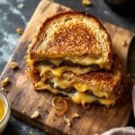 cheesy grilled patty melt