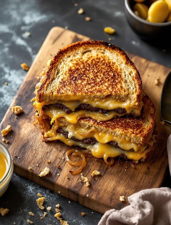 Classic Grilled Patty Melt Recipe: Melted Cheesy Perfection