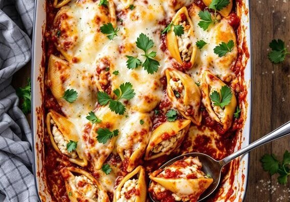 cheesy stuffed pasta delight
