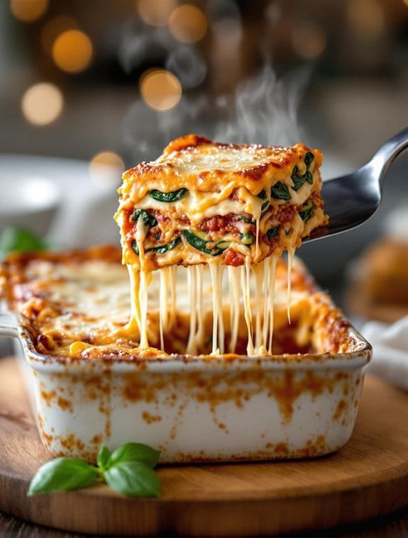 cheesy vegetarian lasagna recipe