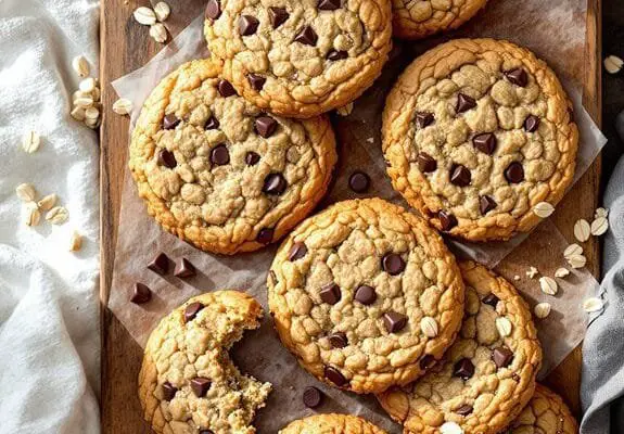 Irresistibly Chewy Homemade Oatmeal Cookie Recipe