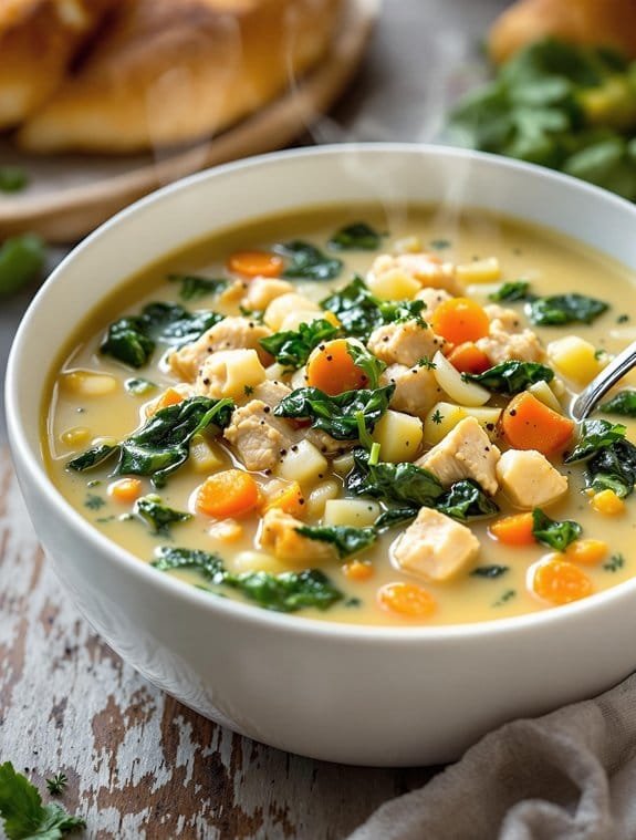 chicken florentine soup recipe
