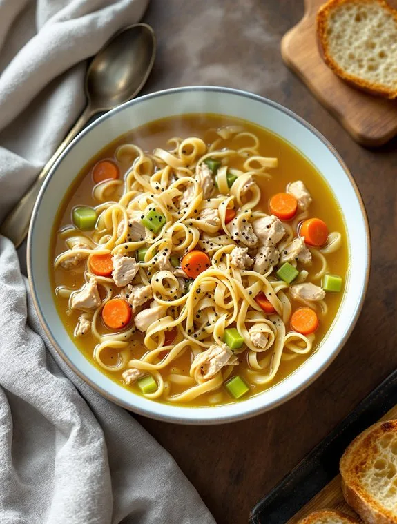 Homemade Chicken Noodle Soup Recipe