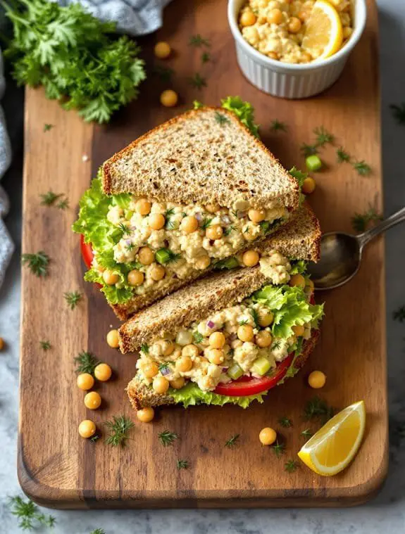 Protein-Packed Chickpea Sandwich Recipe For Lunch