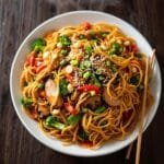 chinese pork lo mein
