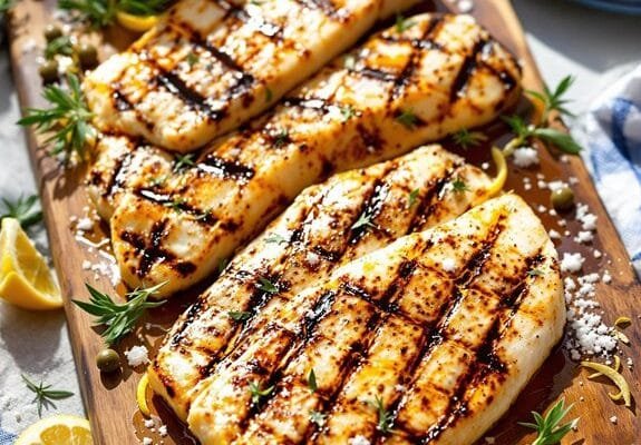 Grilled Mediterranean Swordfish Recipe With Citrus Marinade