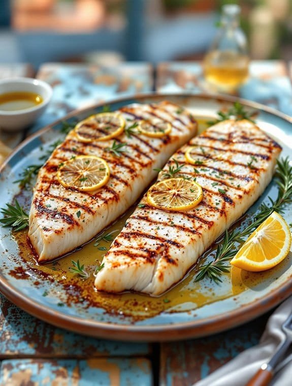 citrus marinated grilled swordfish