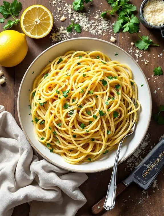 Lemon Garlic Pasta Recipe