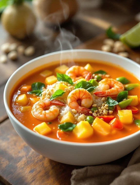 coconut curry shrimp perfection