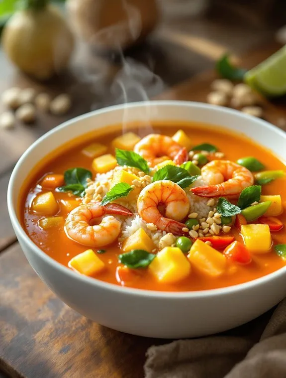 coconut curry shrimp perfection