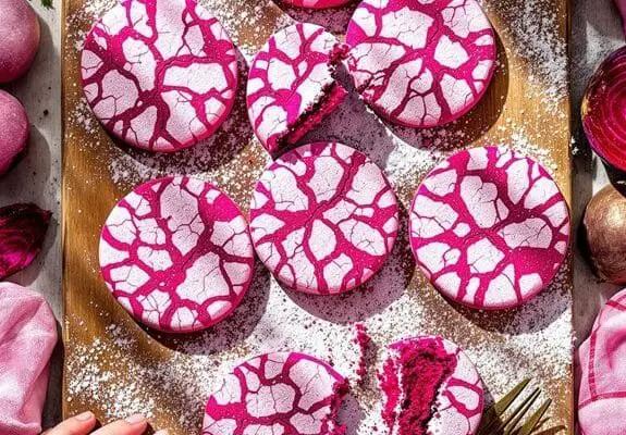Pink Sparkly Beetroot Cookie Recipe That Kids Love