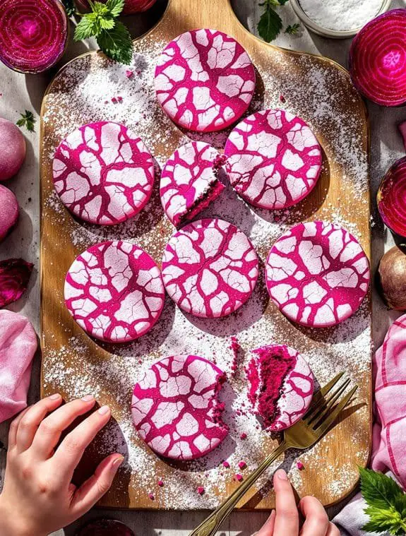 Pink Sparkly Beetroot Cookie Recipe That Kids Love